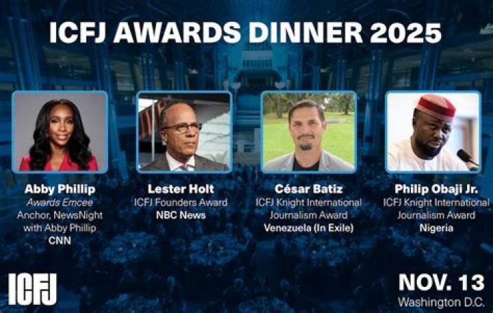 2015 ICFJ Awards Dinner | Tony Powell